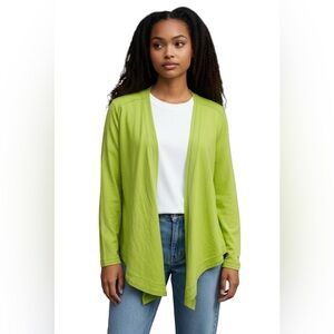 Title Nine Diamalete athleisure, athletic core open front cardigan